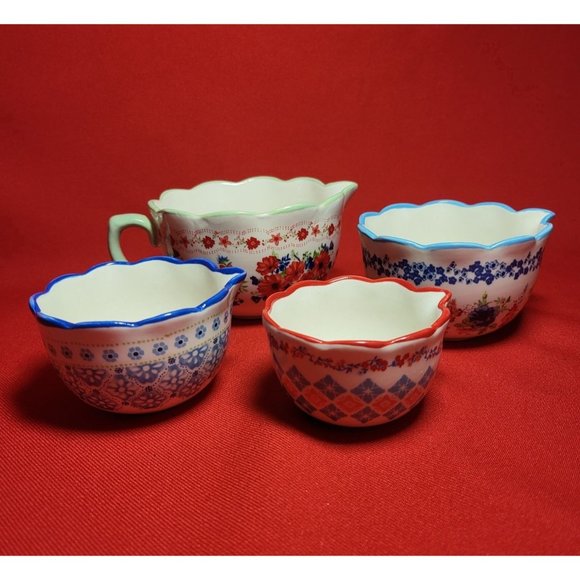 Pioneer Woman Nesting Measuring Bowls Set 2017 - Picture 2 of 10